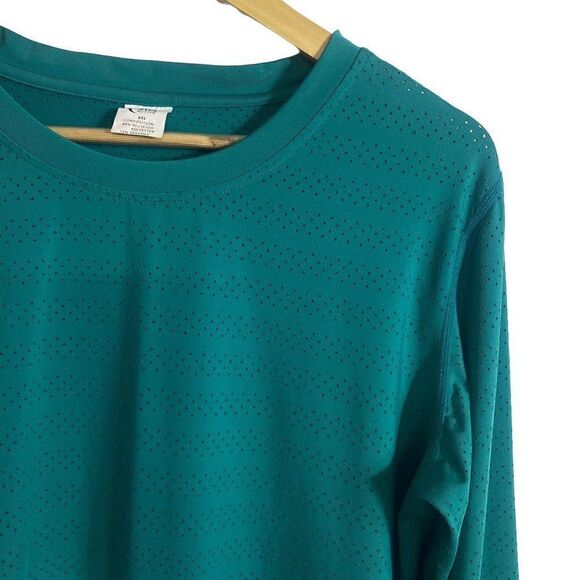 Zyia active teal green long sleeve chill top size XXL - Picture 9 of 11